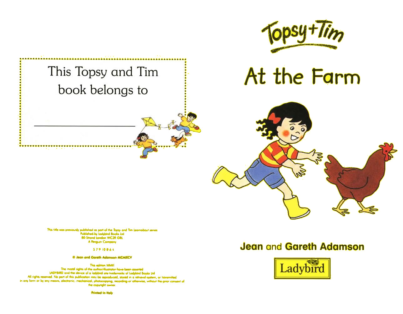Ladybird – Topsy Tim Books – At the Farm,喵屋绘本
