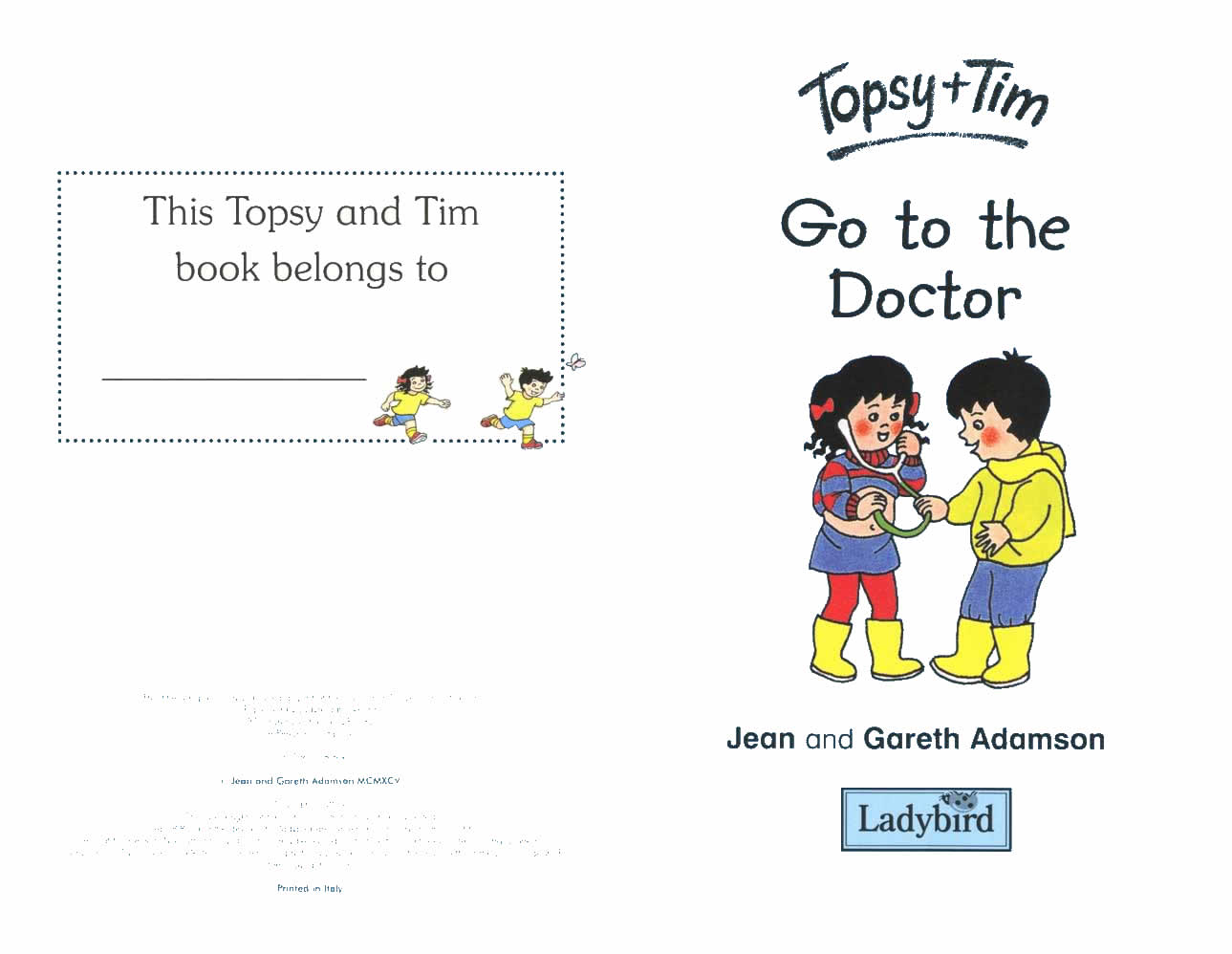 Ladybird – Topsy Tim Books – Go To The Doctor,喵屋绘本