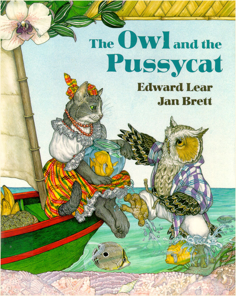 The owl and the pussy cat,喵屋绘本