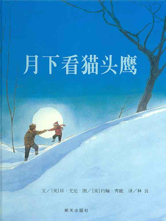 月下看猫头鹰,喵屋绘本